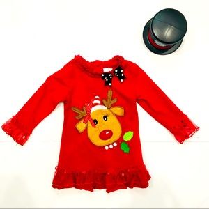 RARE EDITIONS Toddler Girl Christmas🎄Top Long Sleeves| Size 2T